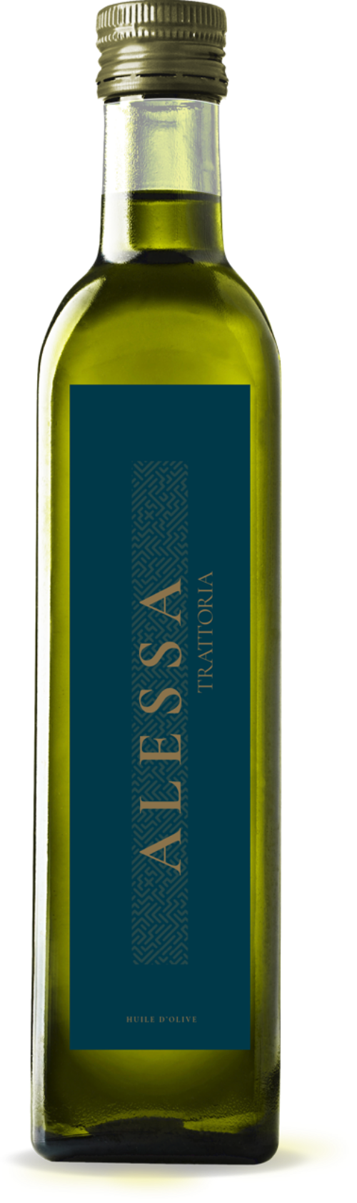 Alessa Olive Oil label