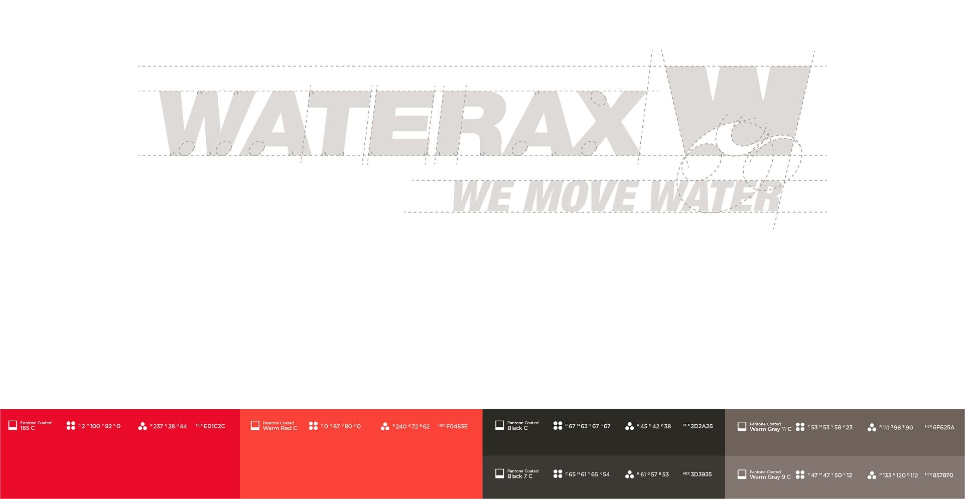 Waterax logo design